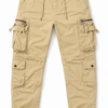 Men's Beige Tactical Cargo Joggers – Premium Streetwear Pants